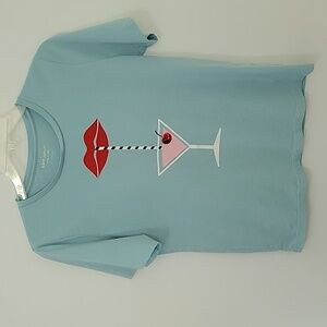 Kate Spade Graphic T-shirt, Size Small